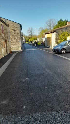 Rue de la Gare après travaux 