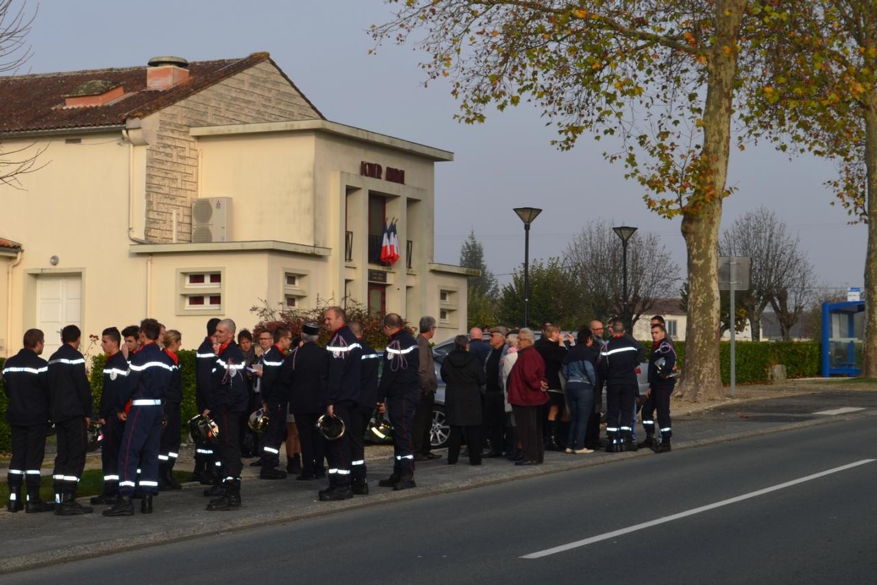 Dix-huit pompiers pour le 11-11-2015