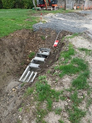 Nouveau pluvial Route de la Gare 