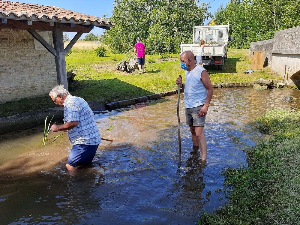 Nettoyage lavoir pour concert