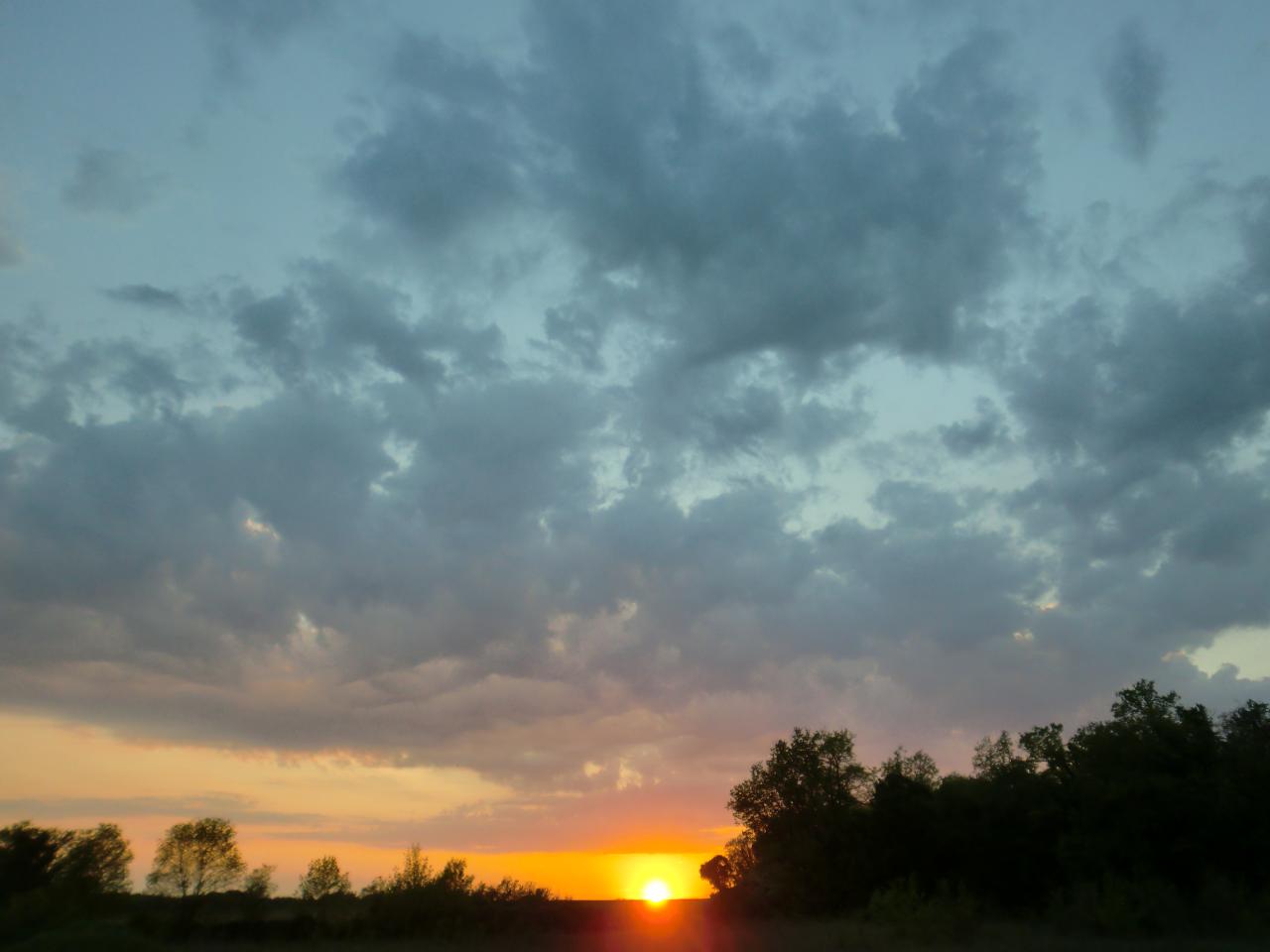 ciel au-dessus de La Giraud