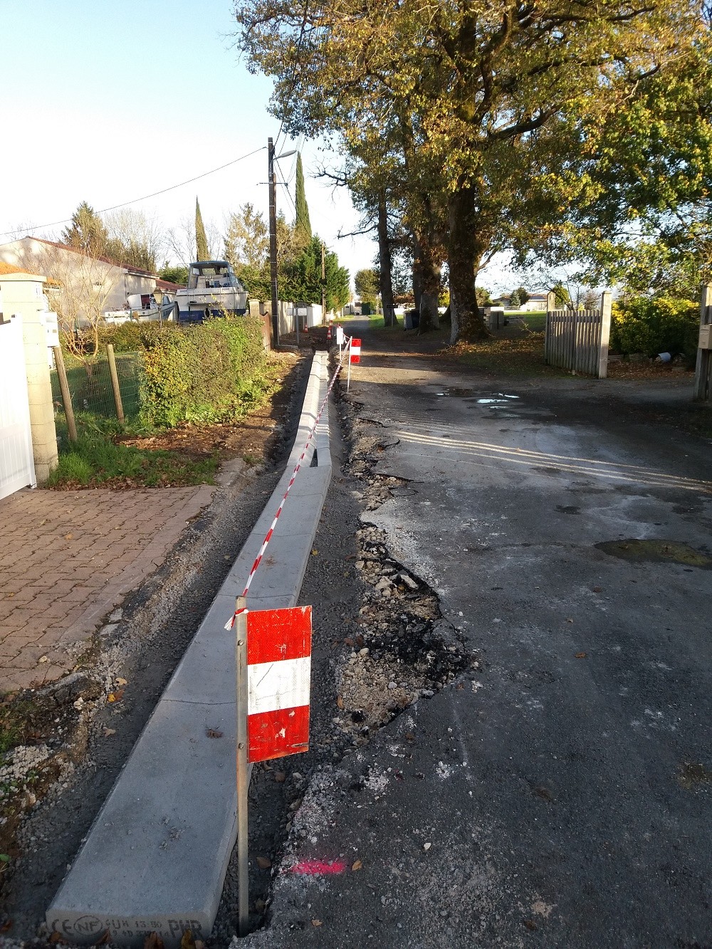 Debut travaux chabineau la touche