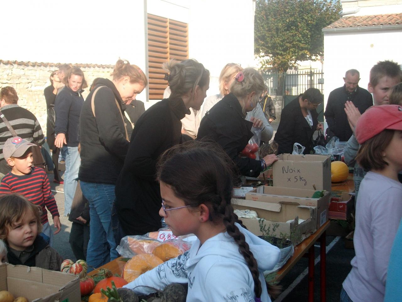 Le marché d'automne