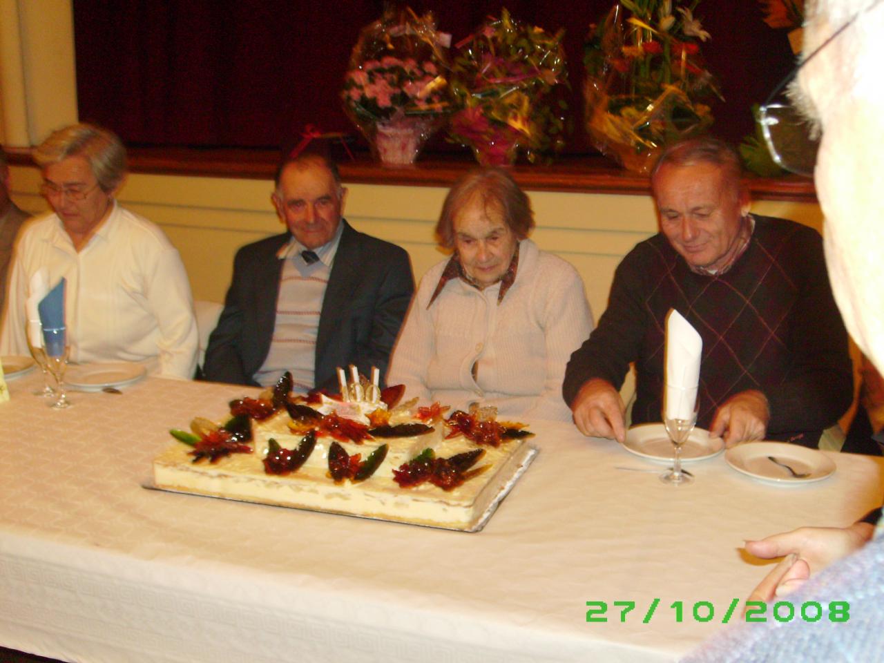 Les 100 ans de Mme Vachon en 2008