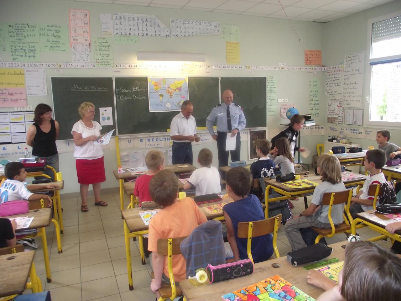 Permis piéton  école 2011