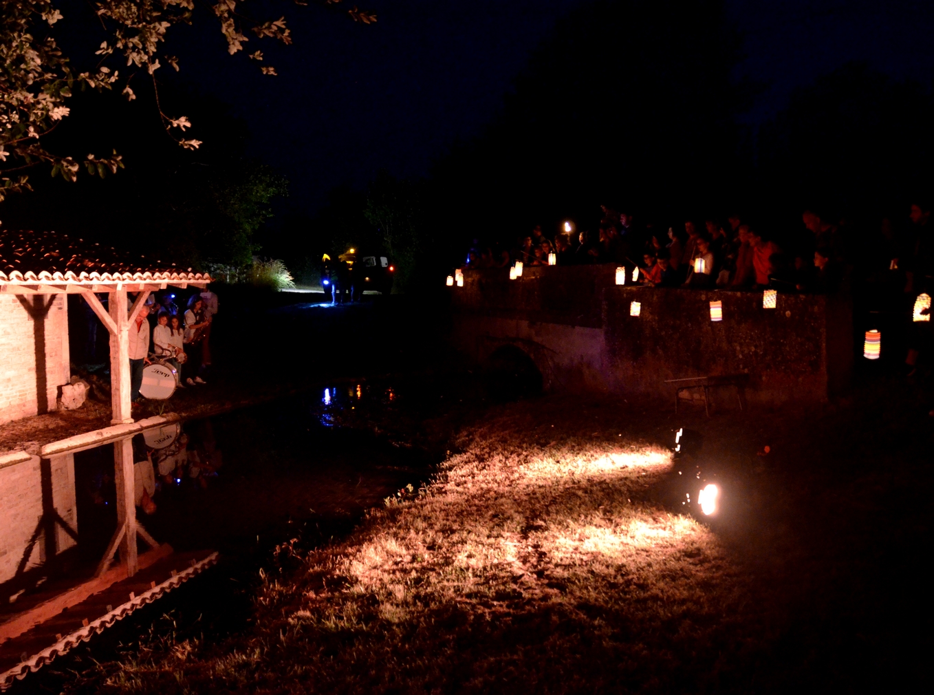 La retraite aux flambeaux, au lavoir, en 2018